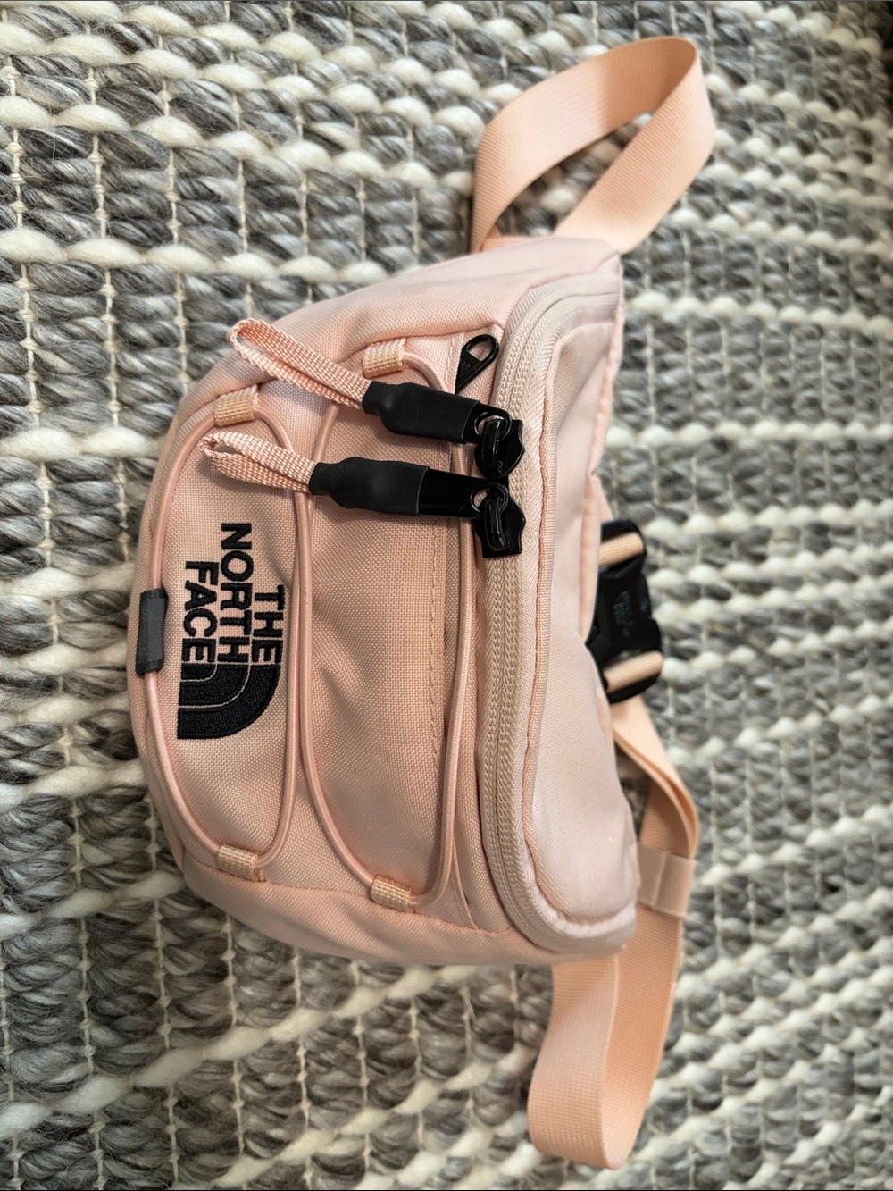 The North Face Blush Pink Bum Bag with Front Bungee